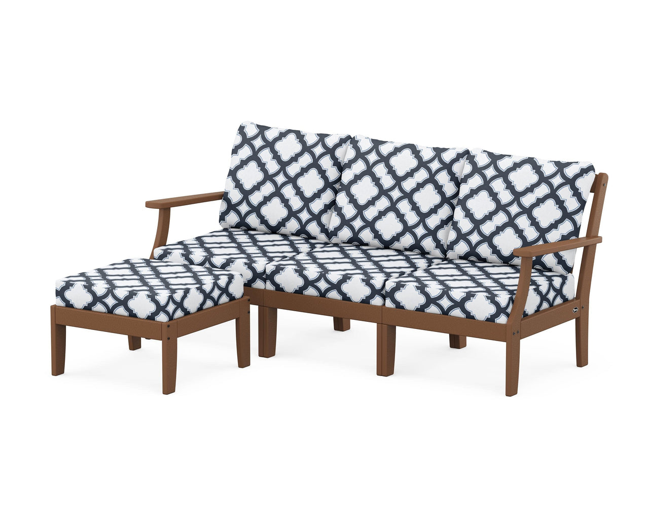 Trex Yacht Club Modular 4-Piece Deep Seating Set with Ottoman