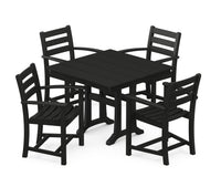 Thumbnail for Trex Monterey Bay 5-Piece Farmhouse Trestle Arm Chair Dining Set