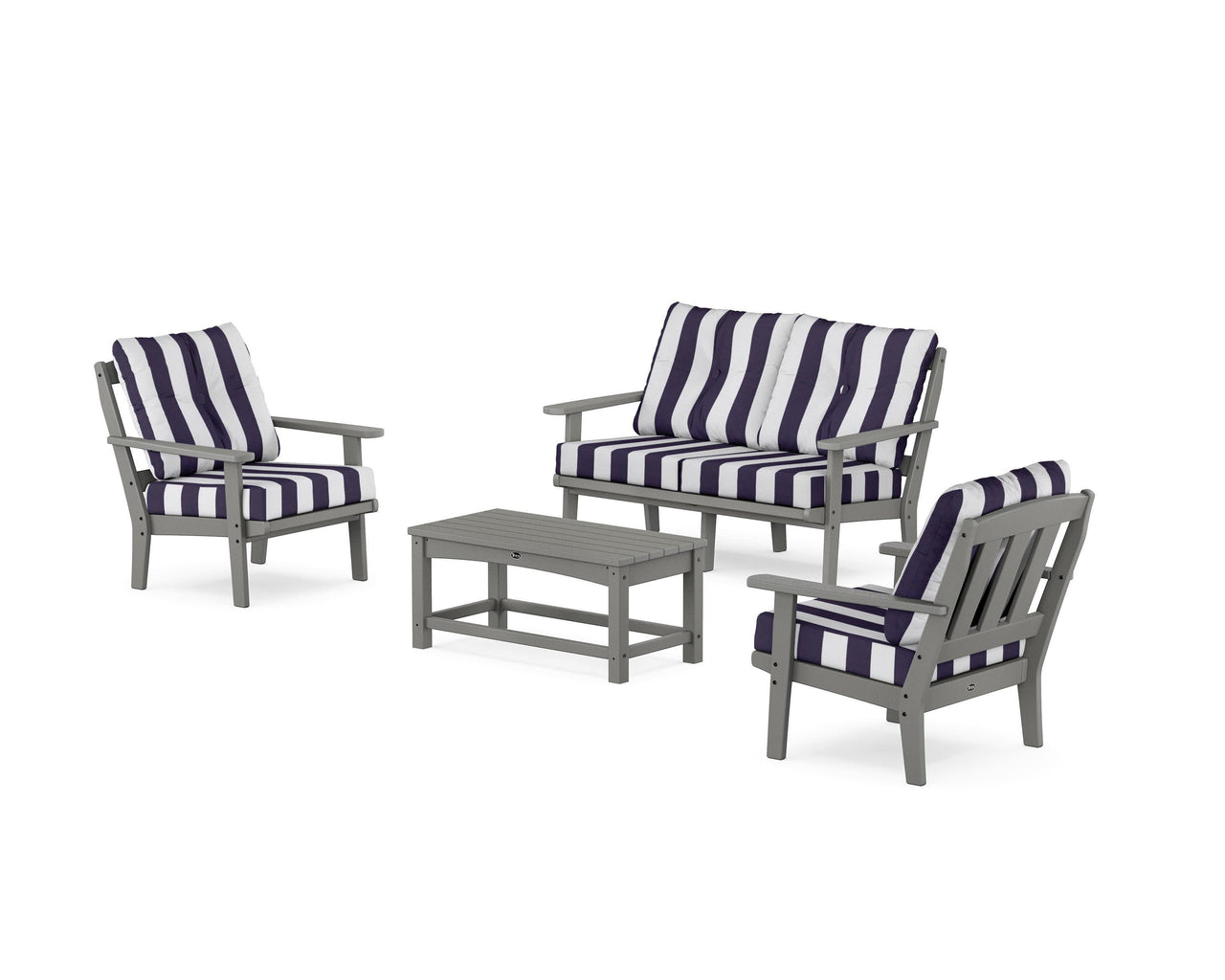 Trex Cape Cod 4-Piece Deep Seating Set with Loveseat