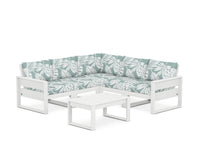 Thumbnail for Trex Eastport 6-Piece Deep Seating Sectional + Coffee Table Set