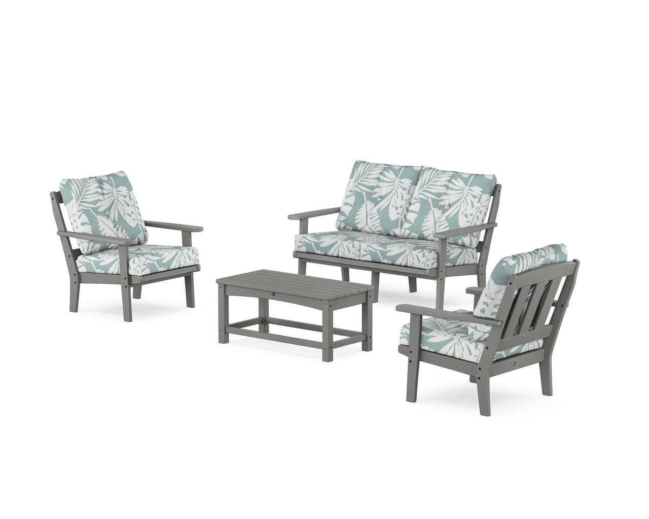 Trex Cape Cod 4-Piece Deep Seating Set with Loveseat