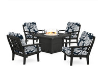 Thumbnail for Trex Cape Cod 5-Piece Deep Seating Set with Fire Pit Table