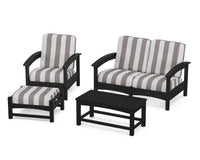 Thumbnail for Trex Rockport 4-Piece Deep Seating Conversation Group