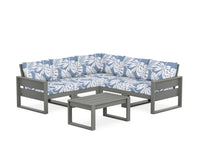 Thumbnail for Trex Eastport 6-Piece Deep Seating Sectional + Coffee Table Set