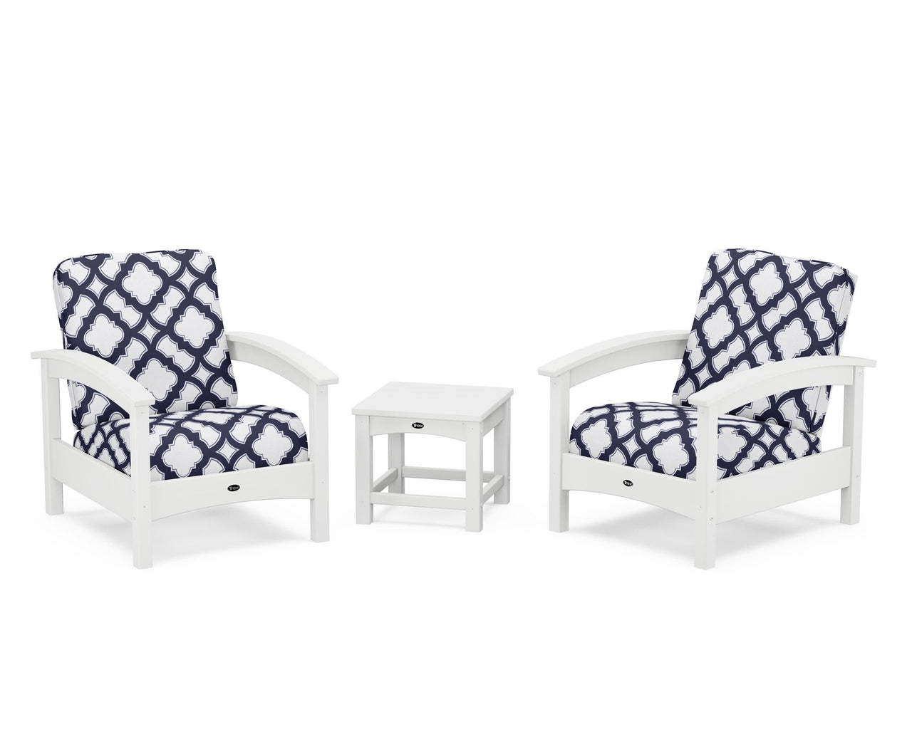 Trex Rockport Club 3-Piece Deep Seating Conversation Set