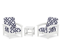 Thumbnail for Trex Rockport Club 3-Piece Deep Seating Conversation Set