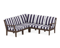 Thumbnail for Trex Yacht Club Modular 5-Piece Deep Seating Set