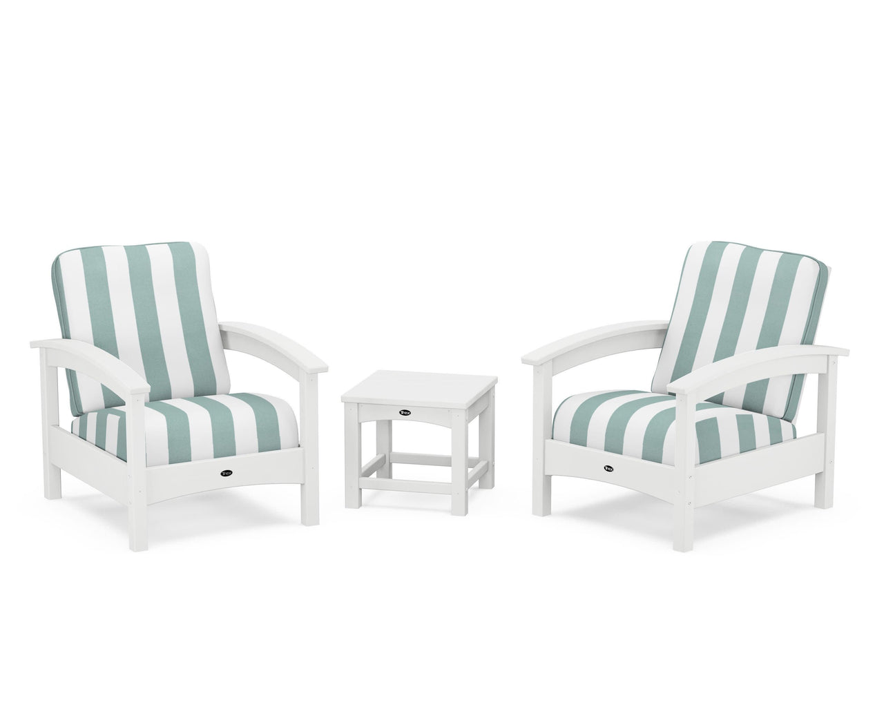 Trex Rockport Club 3-Piece Deep Seating Conversation Set