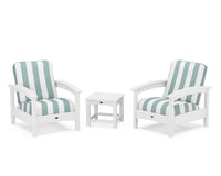 Thumbnail for Trex Rockport Club 3-Piece Deep Seating Conversation Set