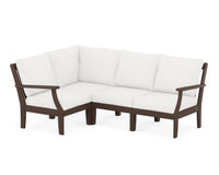 Thumbnail for Trex Yacht Club Modular 4-Piece Deep Seating Set