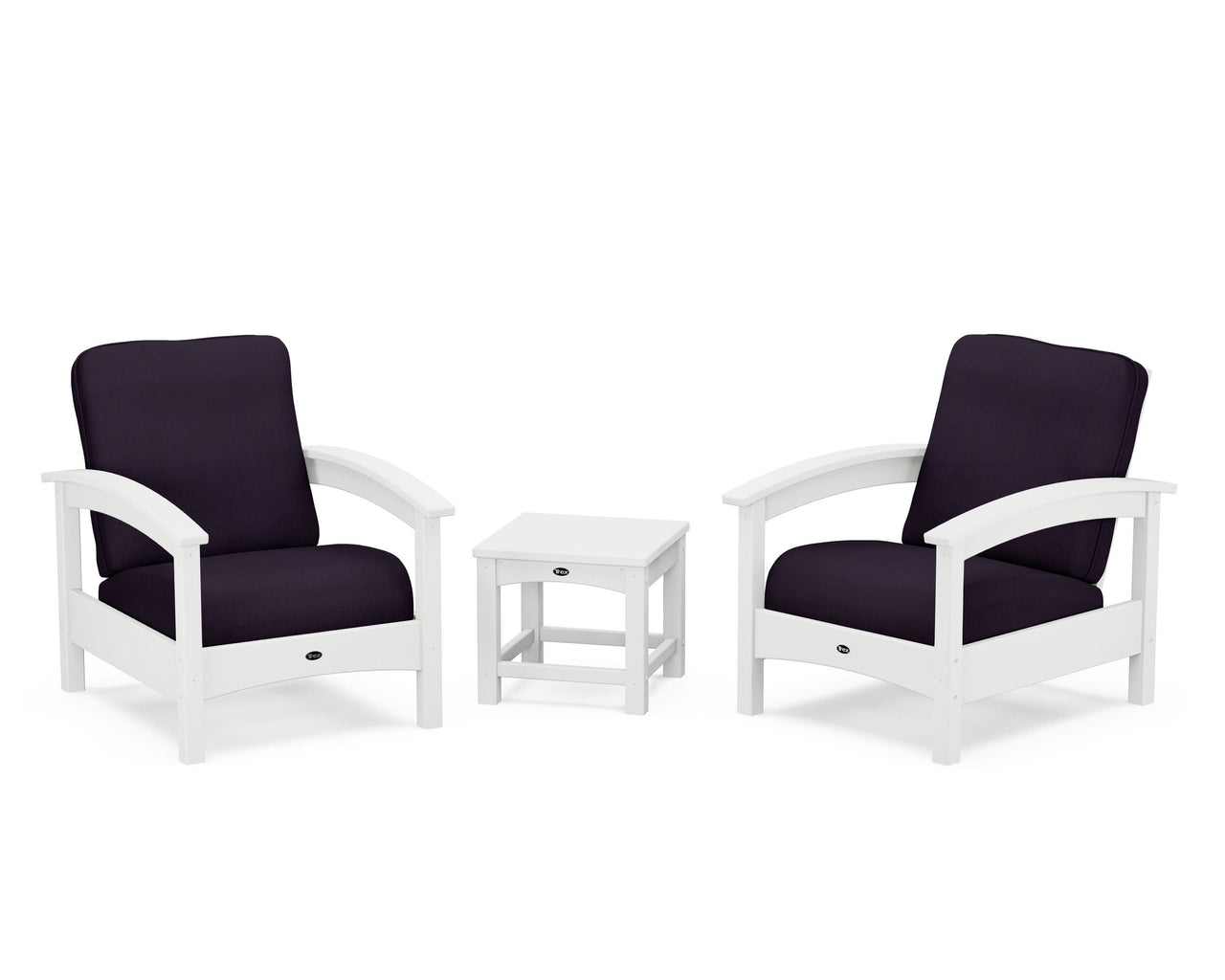 Trex Rockport Club 3-Piece Deep Seating Conversation Set