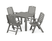 Thumbnail for Trex Yacht Club Highback Chair 5-Piece Parsons Dining Set