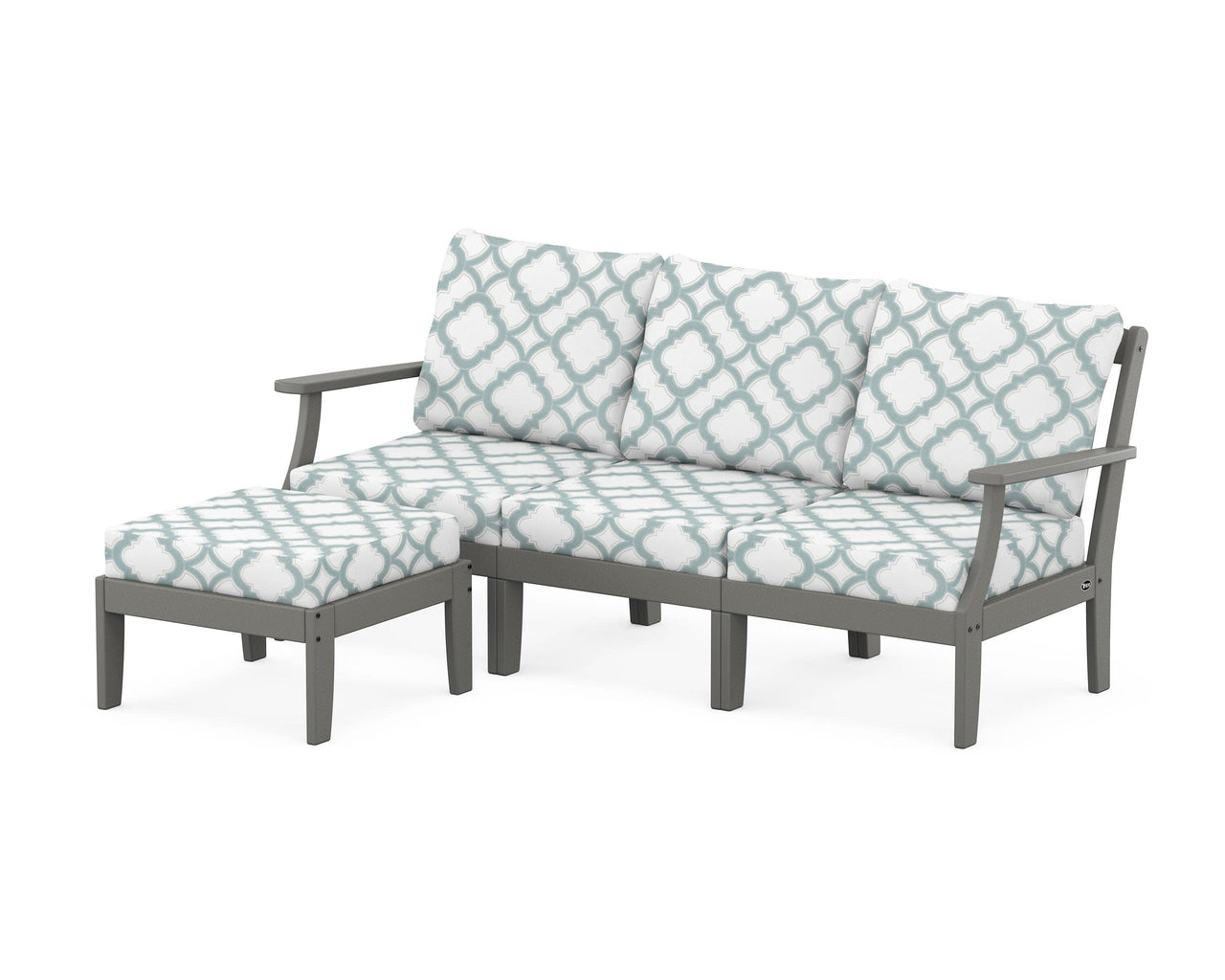 Trex Yacht Club Modular 4-Piece Deep Seating Set with Ottoman