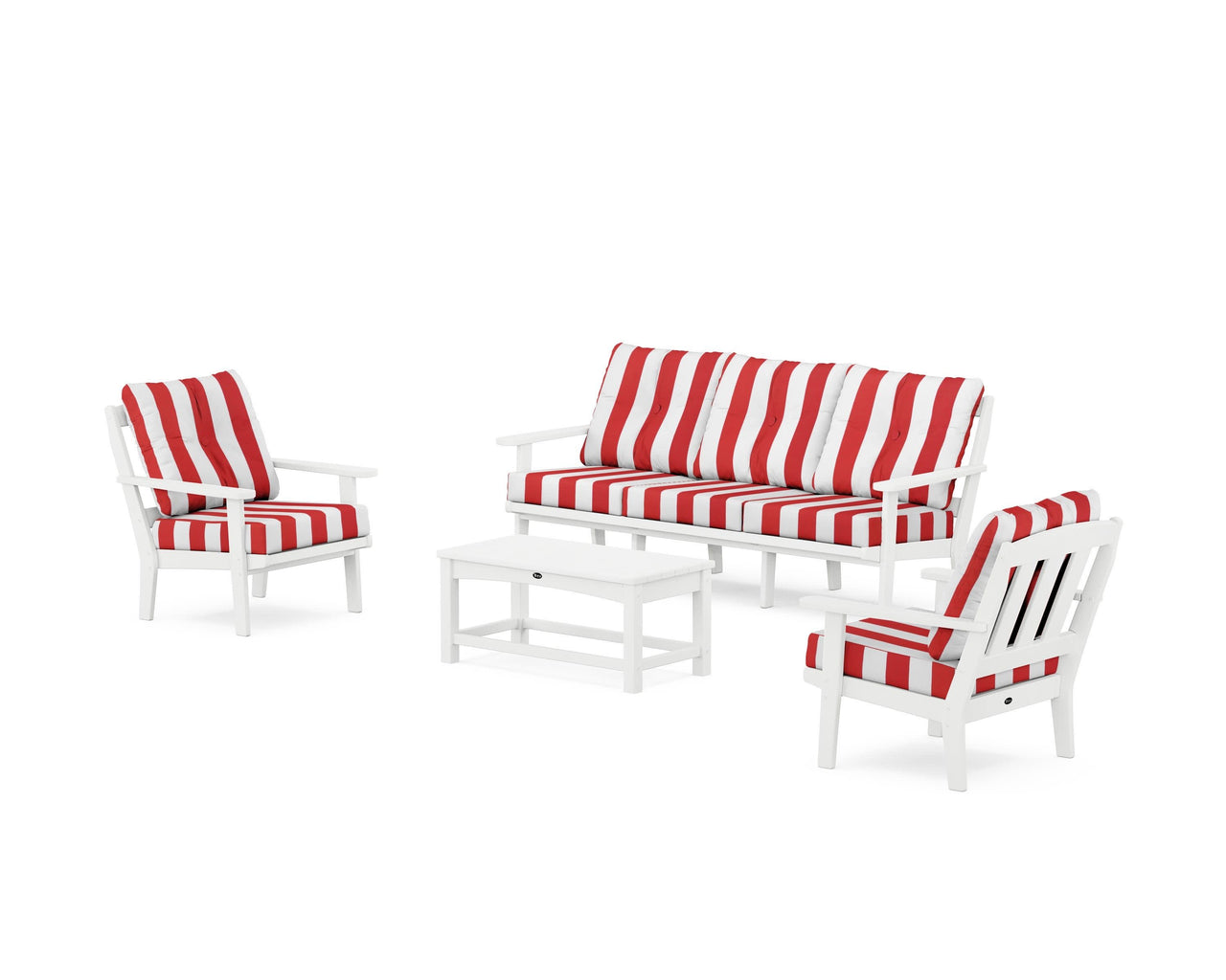 Trex Cape Cod 4-Piece Deep Seating Set with Sofa