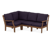 Thumbnail for Trex Yacht Club Modular 4-Piece Deep Seating Set