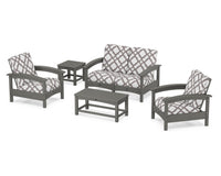 Thumbnail for Trex Rockport Club 6-Piece Deep Seating Conversation Set