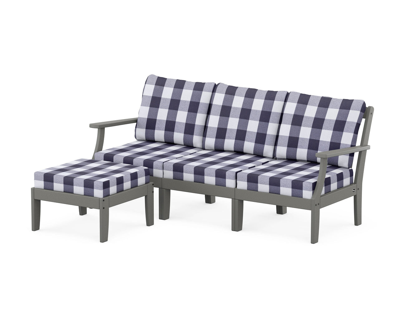 Trex Yacht Club Modular 4-Piece Deep Seating Set with Ottoman