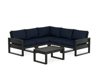 Thumbnail for Trex Eastport 6-Piece Deep Seating Sectional + Coffee Table Set