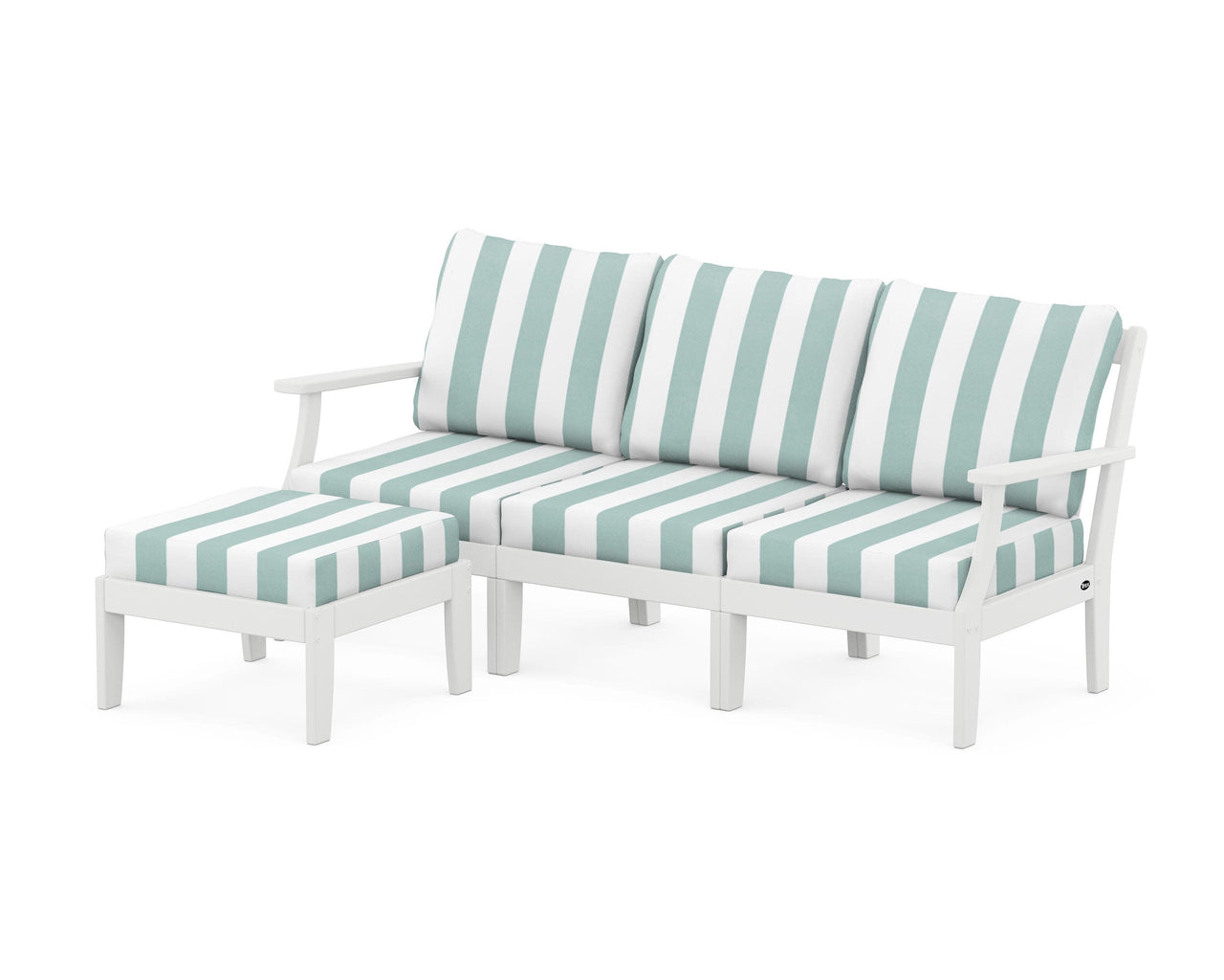 Trex Yacht Club Modular 4-Piece Deep Seating Set with Ottoman