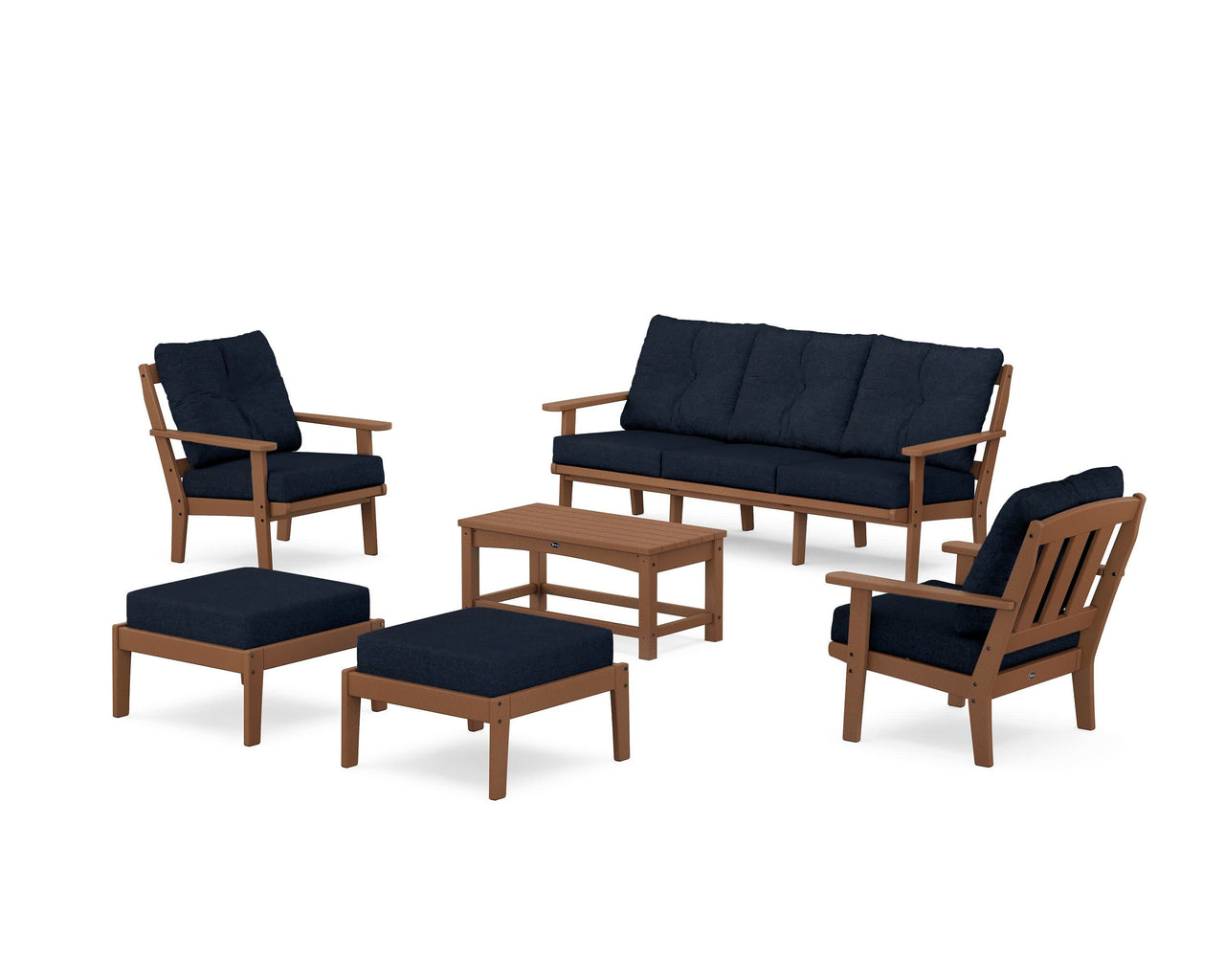 Trex Cape Cod 6-Piece Lounge Sofa Set