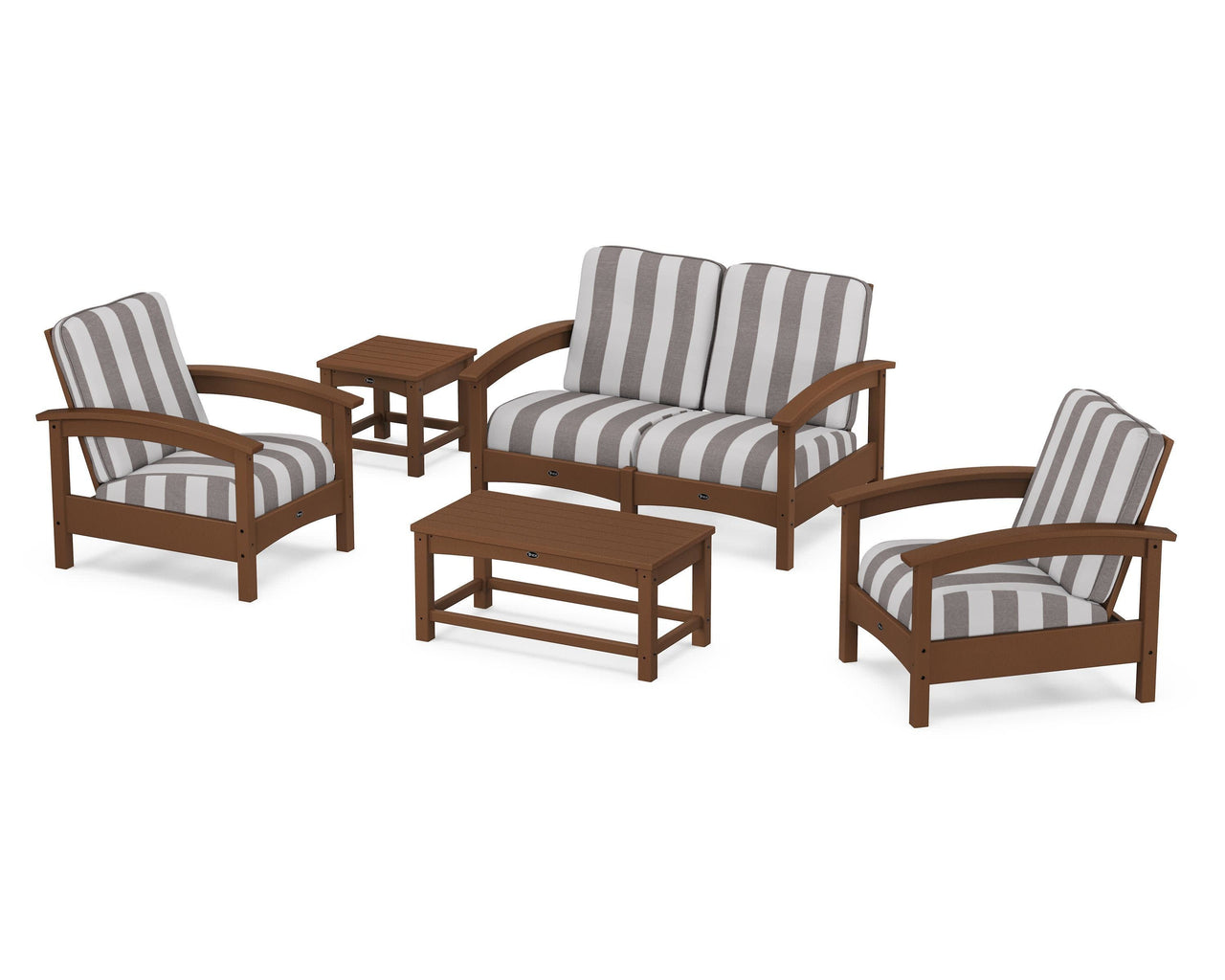Trex Rockport Club 6-Piece Deep Seating Conversation Set