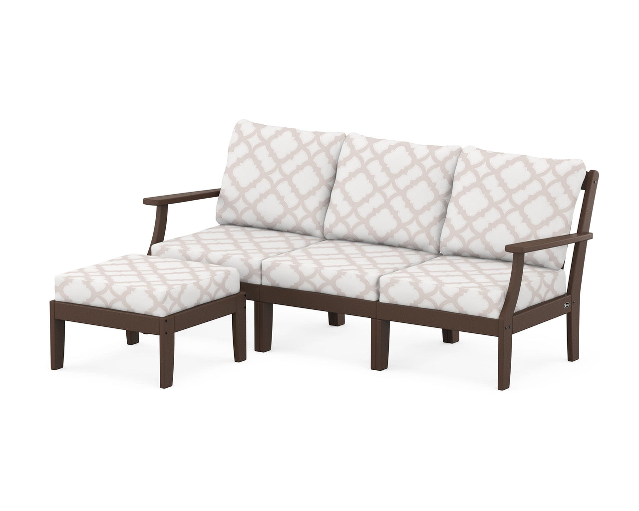 Trex Yacht Club Modular 4-Piece Deep Seating Set with Ottoman