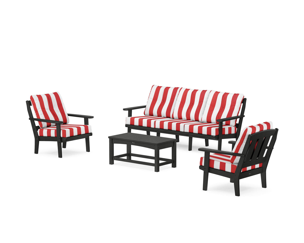 Trex Cape Cod 4-Piece Deep Seating Set with Sofa