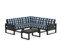 Thumbnail for Trex Eastport 6-Piece Deep Seating Sectional + Coffee Table Set