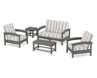 Thumbnail for Trex Rockport Club 6-Piece Deep Seating Conversation Set