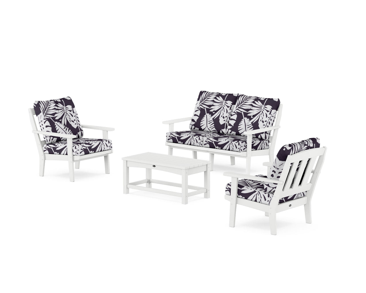 Trex Cape Cod 4-Piece Deep Seating Set with Loveseat