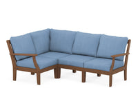 Thumbnail for Trex Yacht Club Modular 4-Piece Deep Seating Set