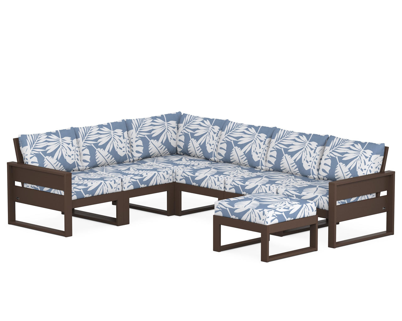 Trex Eastport 6-Piece Sectional with Ottoman
