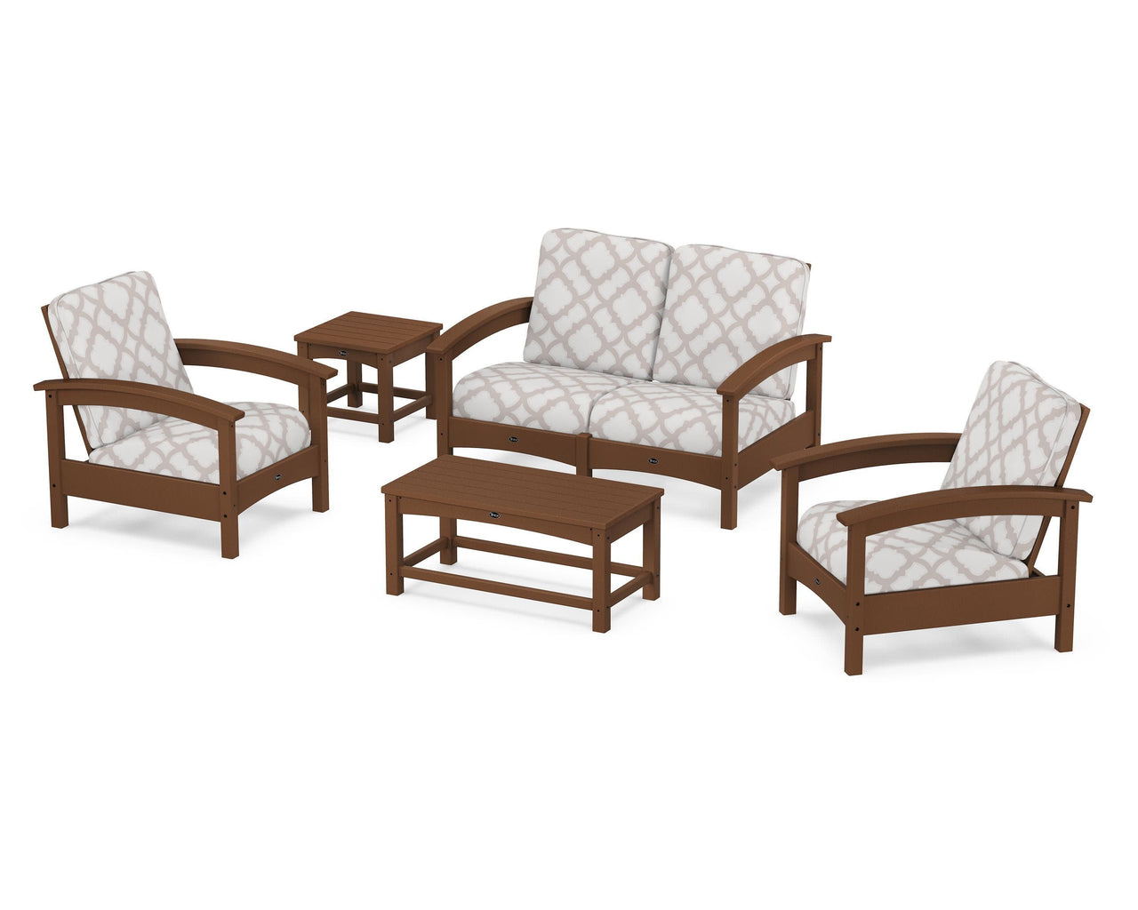 Trex Rockport Club 6-Piece Deep Seating Conversation Set