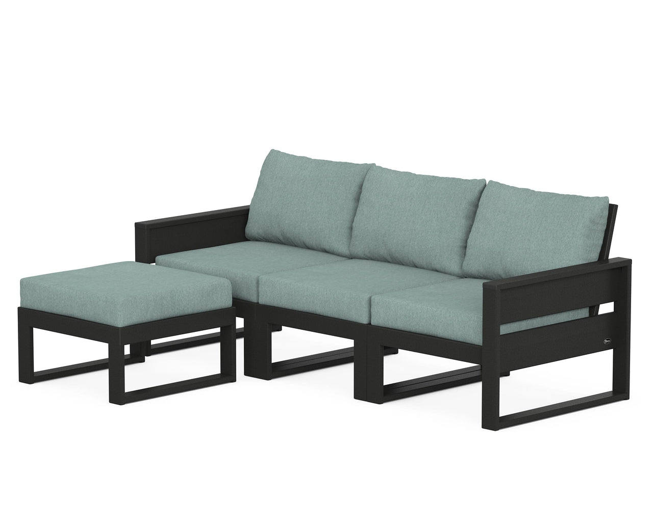 Trex Eastport 4- Piece Sectional with Ottoman
