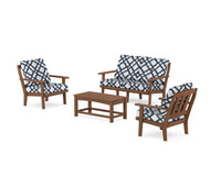 Thumbnail for Trex Cape Cod 4-Piece Deep Seating Set with Loveseat