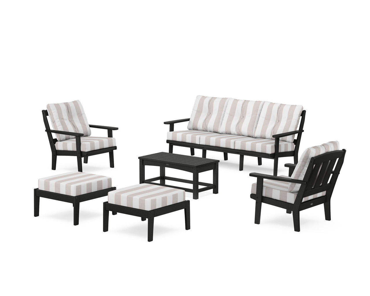 Trex Cape Cod 6-Piece Lounge Sofa Set