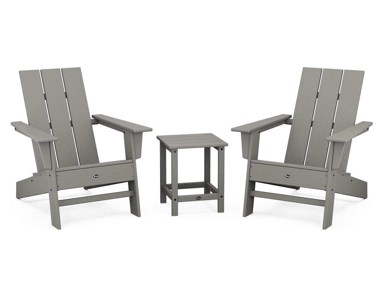 Trex Eastport 3-Piece Modern Adirondack Set