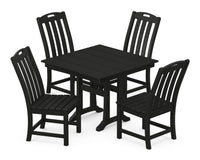 Thumbnail for Trex Yacht Club 5-Piece Farmhouse Trestle Side Chair Dining Set