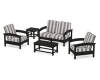 Thumbnail for Trex Rockport Club 6-Piece Deep Seating Conversation Set