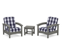 Thumbnail for Trex Rockport Club 3-Piece Deep Seating Conversation Set