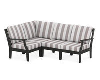 Thumbnail for Trex Yacht Club Modular 4-Piece Deep Seating Set