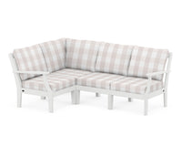 Thumbnail for Trex Yacht Club Modular 4-Piece Deep Seating Set