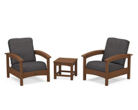 Thumbnail for Trex Rockport Club 3-Piece Deep Seating Conversation Set