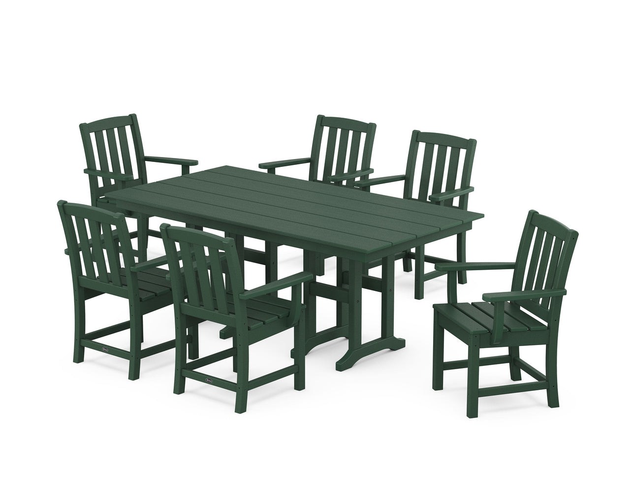 Trex Cape Cod Arm Chair 7-Piece Farmhouse Dining Set