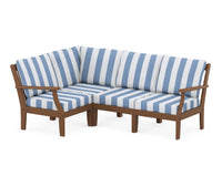 Thumbnail for Trex Yacht Club Modular 4-Piece Deep Seating Set