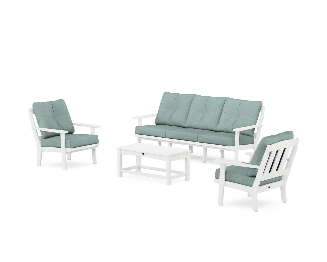 Trex Cape Cod 4-Piece Deep Seating Set with Sofa