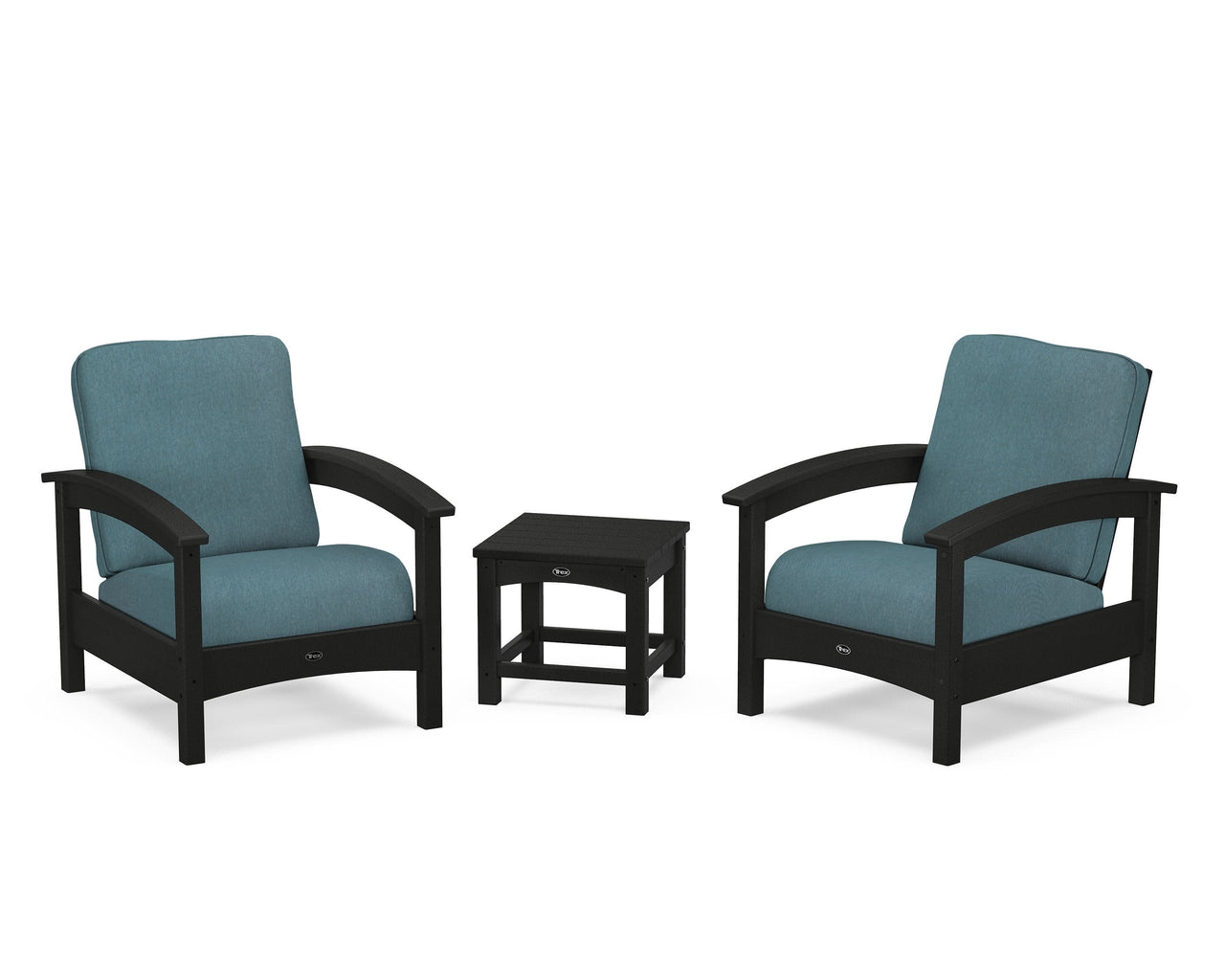 Trex Rockport Club 3-Piece Deep Seating Conversation Set