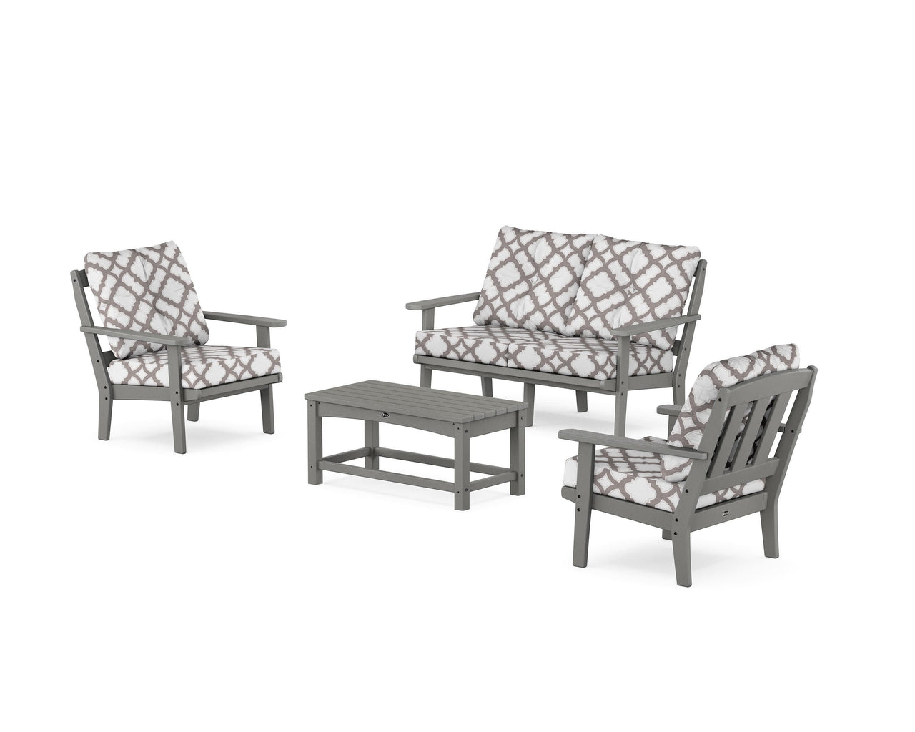 Trex Cape Cod 4-Piece Deep Seating Set with Loveseat
