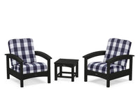 Thumbnail for Trex Rockport Club 3-Piece Deep Seating Conversation Set