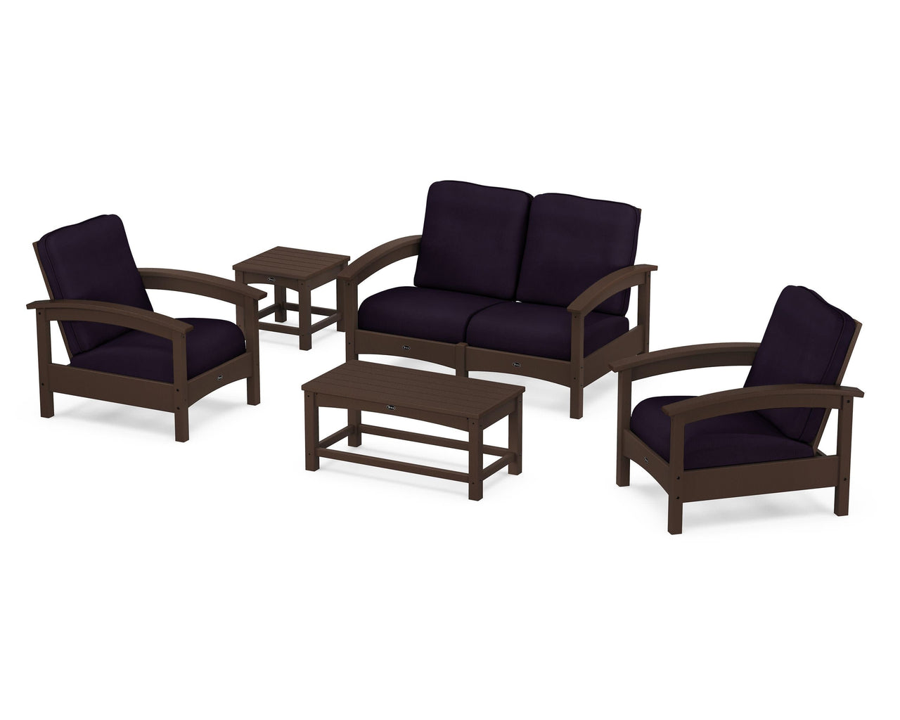 Trex Rockport Club 6-Piece Deep Seating Conversation Set